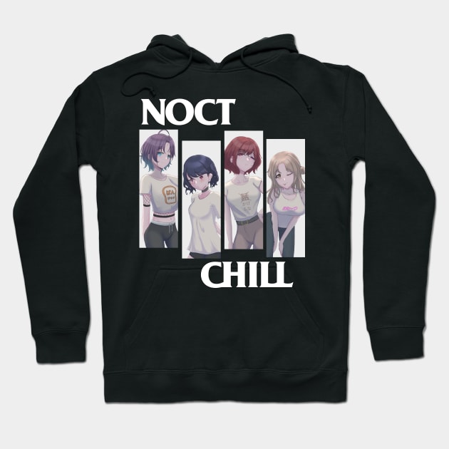 Idolmaster shiny colors - noct chill Hoodie by naderu